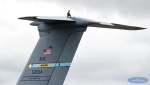 Perfect viewing spot at 2024 Dover Air Force Base's First State Airshow.