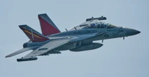EA-18G Growler visiting 2024 Ocean City Air Show from home base in Washington.