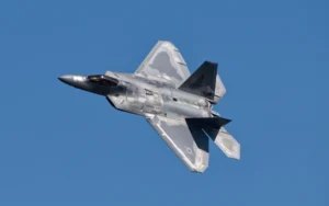 The F-22 bears a mass of distinctive patterns that make it instantly recognizable.